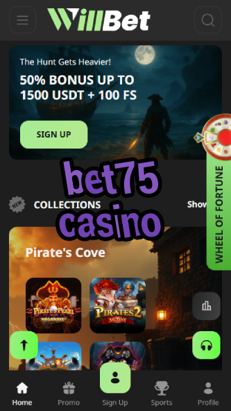 Bet75 Casino - 75 Free Spins Welcome Offer-7spincasino.ydblkf.net